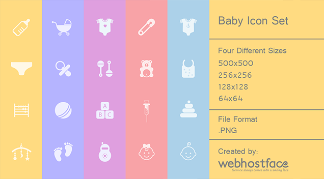 Read more about the article Free Baby Icon Set – Father’s day Gift