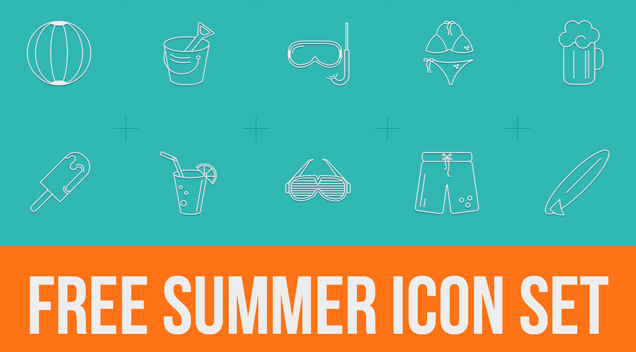 Read more about the article Free Summer Icons to Say Goodbye to Summer