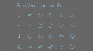 Read more about the article Cloudy with a Chance of Free Weather Icons